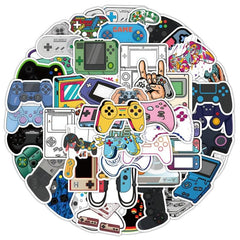 50pcs Game Handles Doodle Waterproof Stickers DIY Creative Toys