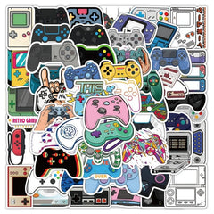 50pcs Game Handles Doodle Waterproof Stickers DIY Creative Toys