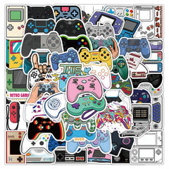 50pcs Game Handles Doodle Waterproof Stickers DIY Creative Toys