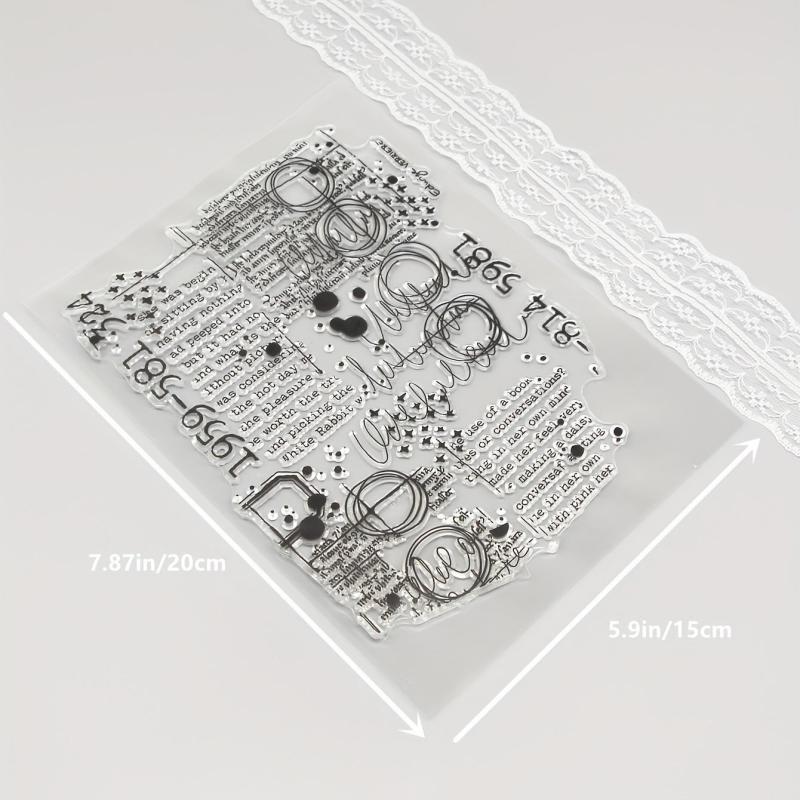 Cartoon Transparent Stamp for Kids