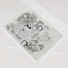 Cartoon Transparent Stamp for Kids