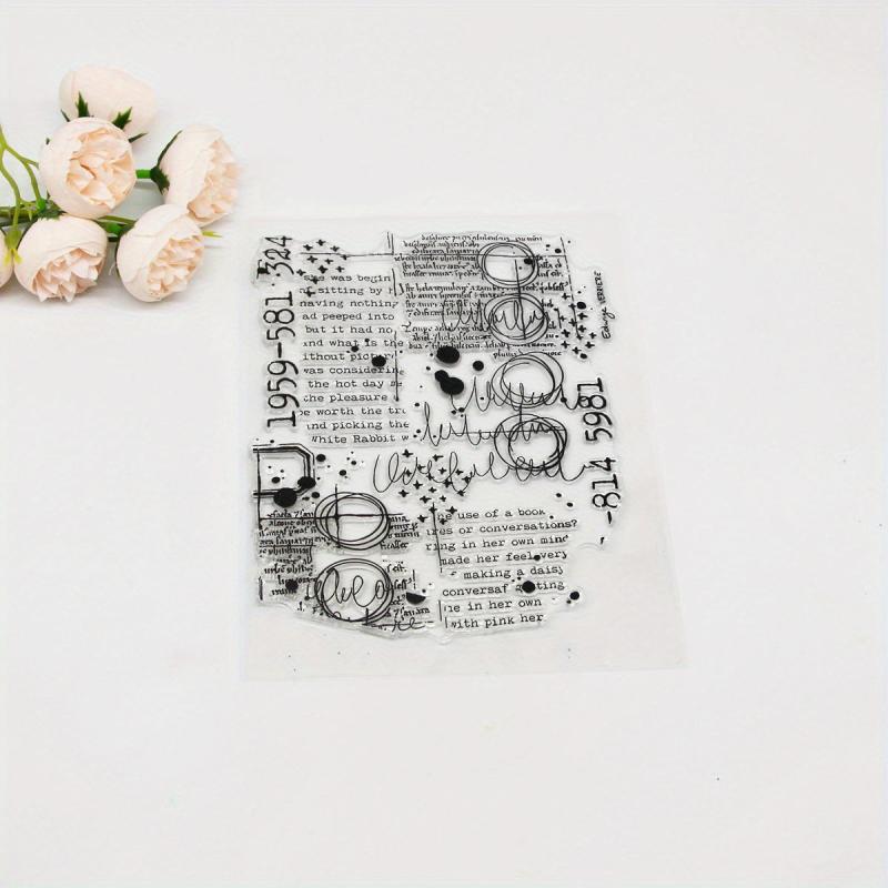 Cartoon Transparent Stamp for Kids