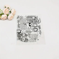 Cartoon Transparent Stamp for Kids
