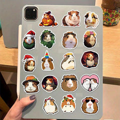 50pcs Guinea Pig Waterproof Graffiti Stickers, Motorcycle Laptop Helmet Decor