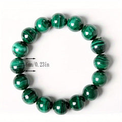 Malachite Bracelet Natural Quartz Stone Bracelet