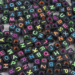 100pcs Alphabet Acrylic Beads for DIY Jewelry Making