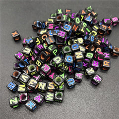 100pcs Alphabet Acrylic Beads for DIY Jewelry Making