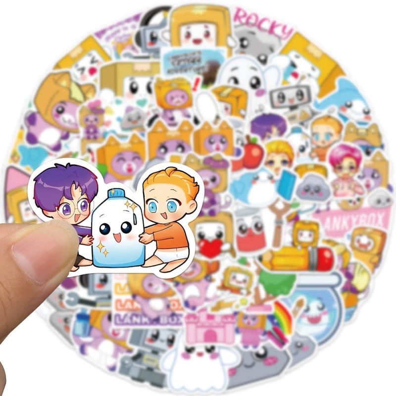 50 Sheets Cat Sticker Set for Laptop Scrapbooking Waterproof Toy Gift