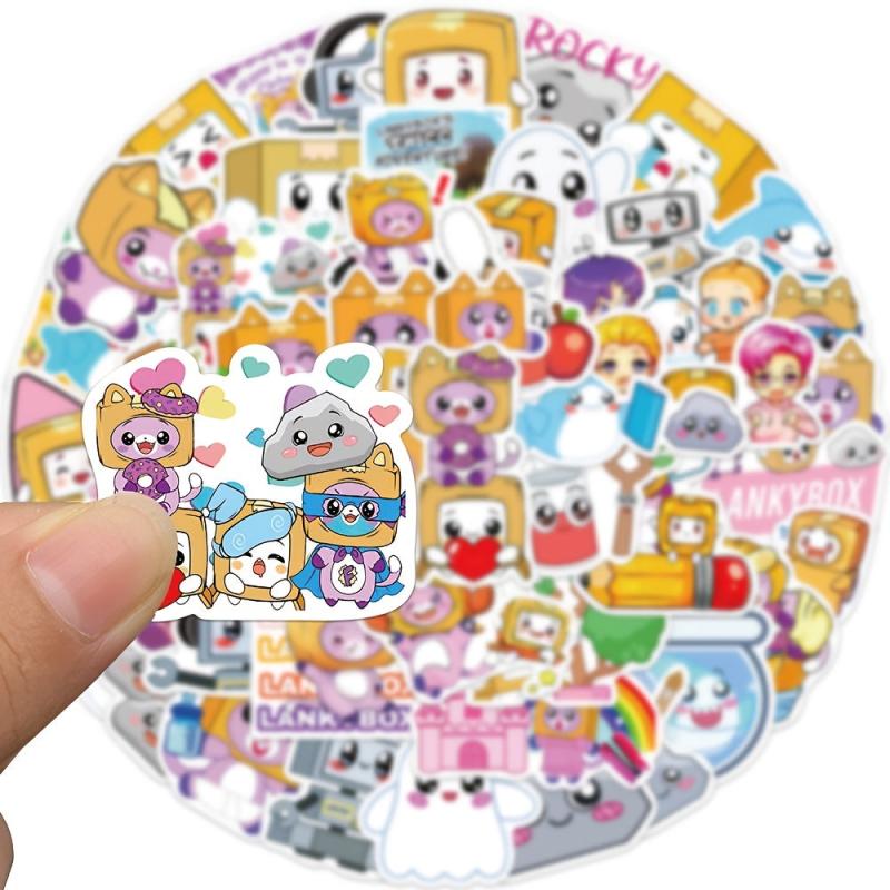 50 Sheets Cat Sticker Set for Laptop Scrapbooking Waterproof Toy Gift