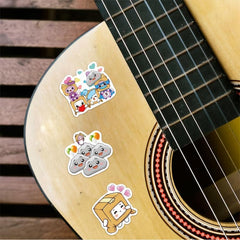 50 Sheets Cat Sticker Set for Laptop Scrapbooking Waterproof Toy Gift