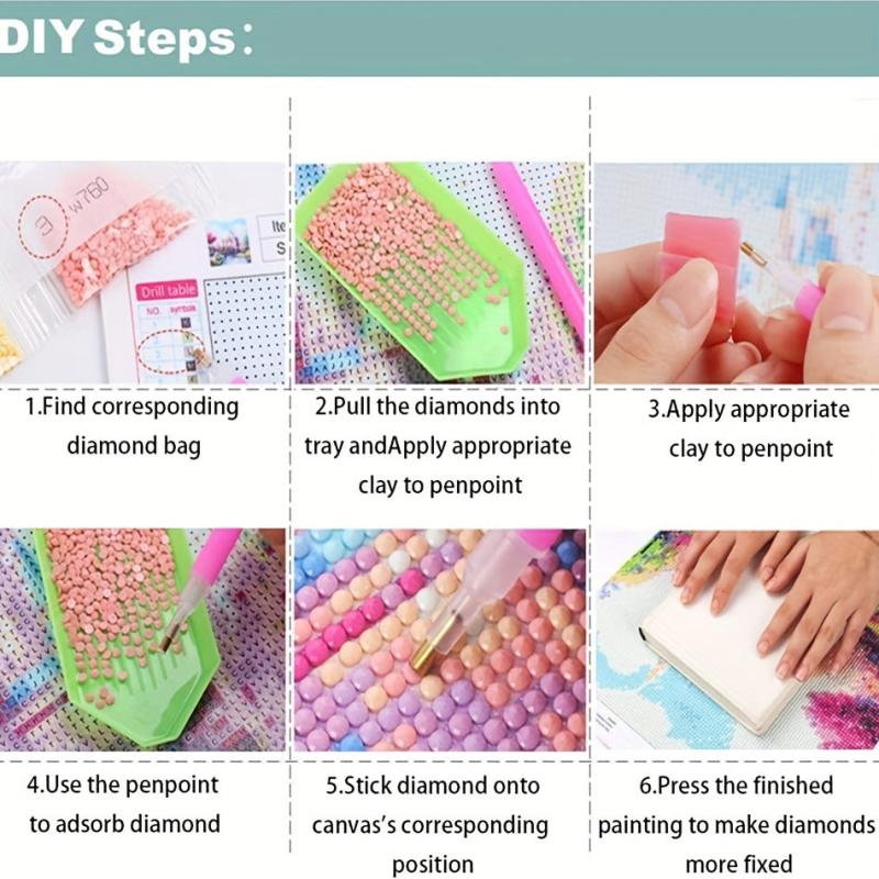 Diamond Painting Kit for Adults DIY Set Home Decor Floral