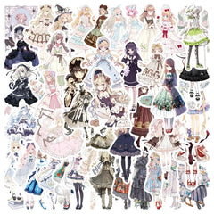 Anime Stickers for Teen Girls - Waterproof Decals for Phone, Laptop