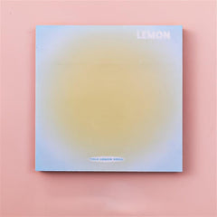 50pcs Egg Yellow Gradient Solid Sticky Notes for Office Memo Paper