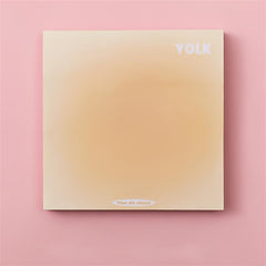 50pcs Egg Yellow Gradient Solid Sticky Notes for Office Memo Paper