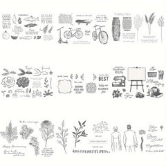Leisure Activities Metal Cutting Dies And Stamps Set