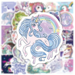 50pcs Unicorn Stickers for Kids Teens & Adults Phones Hydroflasks Laptops