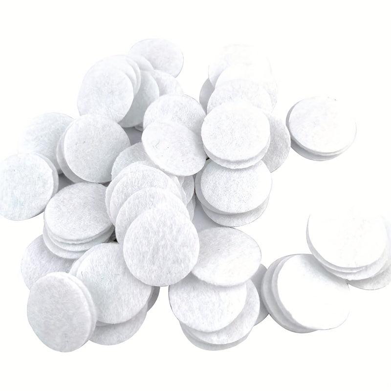 100pcs Mixed Circular Felt Pads for DIY Sewing Adhesive - 2 inch