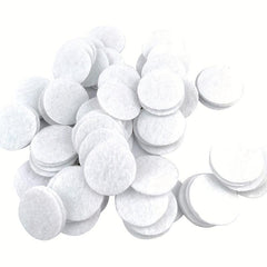100pcs Mixed Circular Felt Pads for DIY Sewing Adhesive - 2 inch