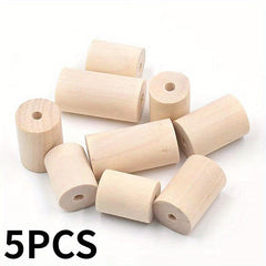 10pcs 20MM Log Wood Cylinder Bag Clothing Necklace Accessories