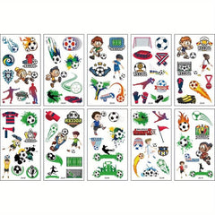 Football Temporary Tattoo Stickers Mini Cartoon Facial Stickers