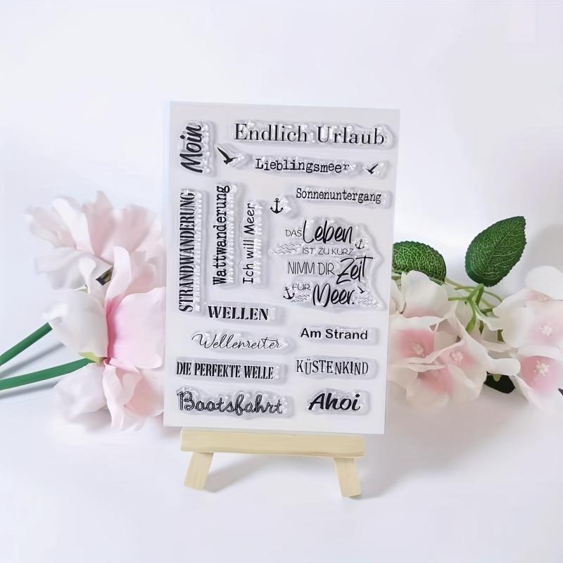 Holiday Clear Stamp for Card Making & Scrapbooking DIY Crafts
