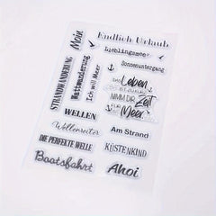 Holiday Clear Stamp for Card Making & Scrapbooking DIY Crafts