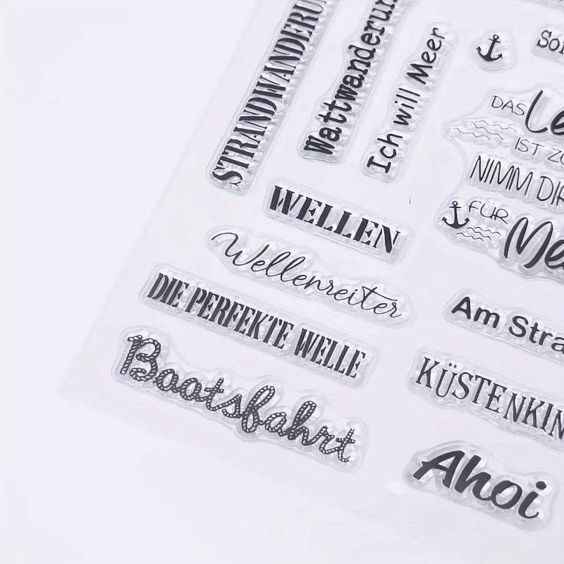 Holiday Clear Stamp for Card Making & Scrapbooking DIY Crafts