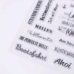 Holiday Clear Stamp for Card Making & Scrapbooking DIY Crafts