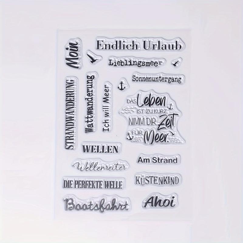 Holiday Clear Stamp for Card Making & Scrapbooking DIY Crafts