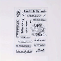 Holiday Clear Stamp for Card Making & Scrapbooking DIY Crafts