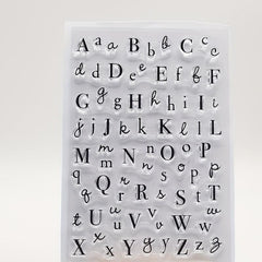 Letter Silicone Transparent Stamp