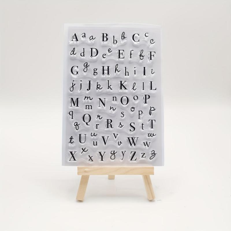 Letter Silicone Transparent Stamp