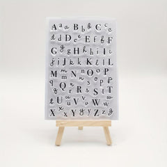 Letter Silicone Transparent Stamp