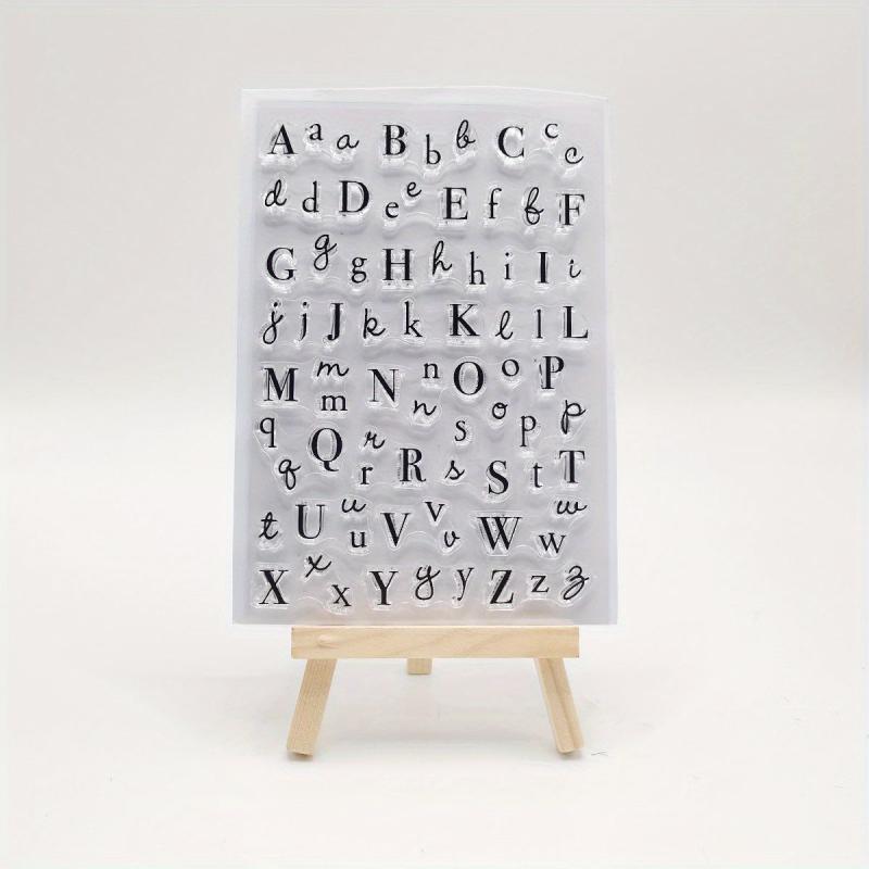 Letter Silicone Transparent Stamp