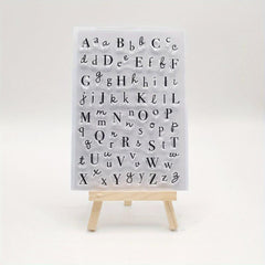 Letter Silicone Transparent Stamp