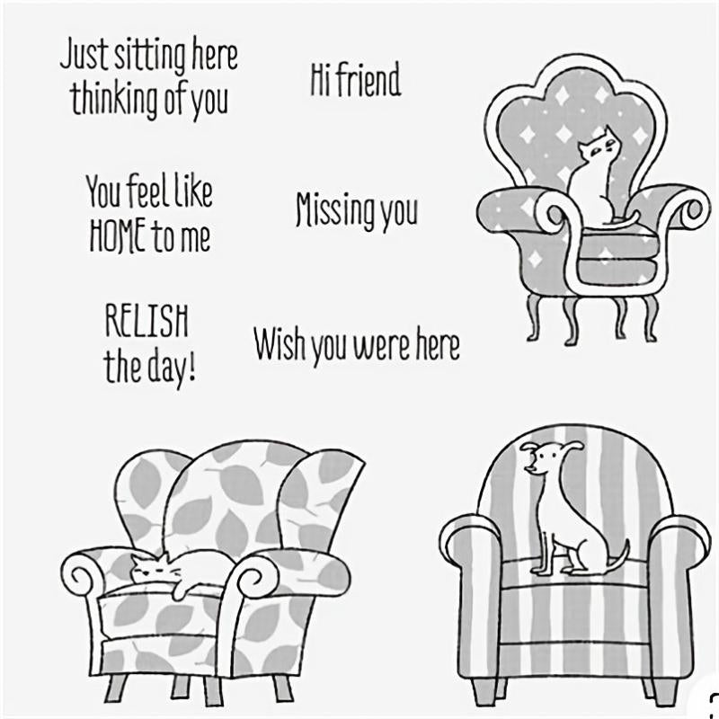 Sofa Metal Cutting Dies And Stamps For Scrapbooking