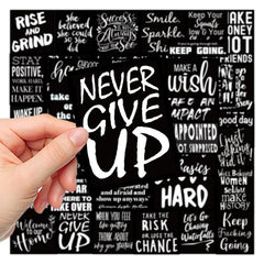 Set of 61 Inspirational Graffiti Stickers - Brighten Up Your Day