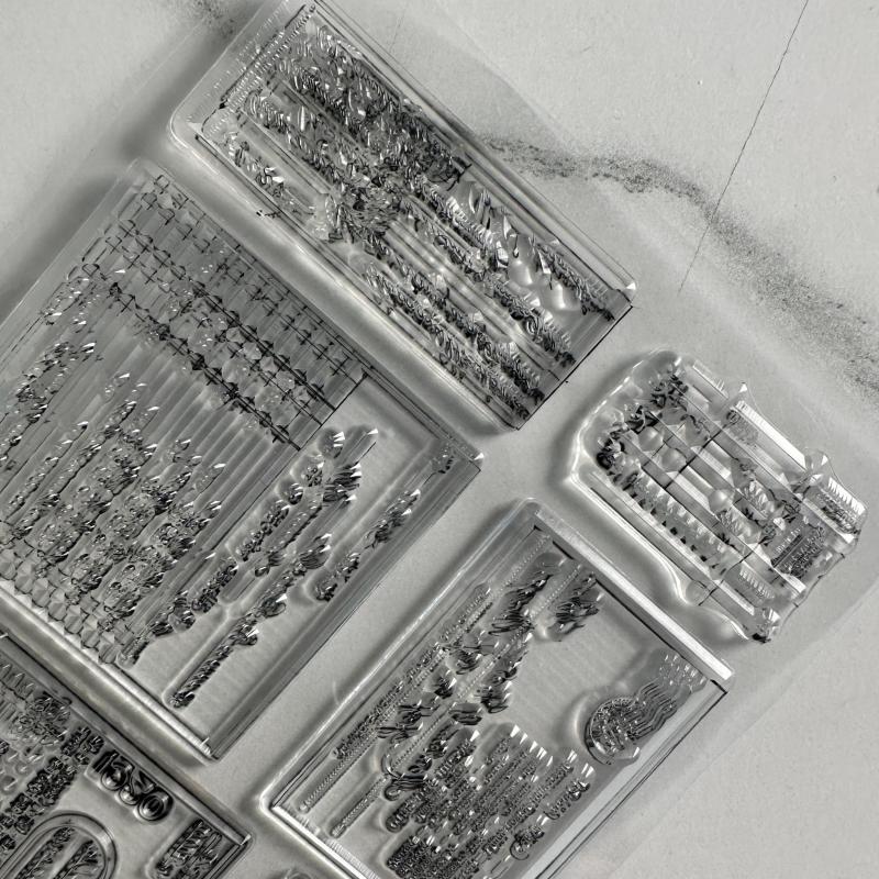 Diary Retro Stamp Silicone Transparent Stamp Hand Book Decorative Rubber Stamp