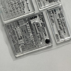 Diary Retro Stamp Silicone Transparent Stamp Hand Book Decorative Rubber Stamp
