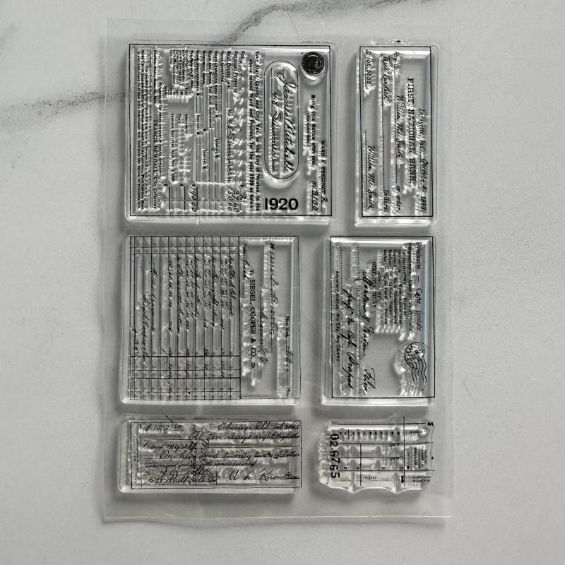 Diary Retro Stamp Silicone Transparent Stamp Hand Book Decorative Rubber Stamp