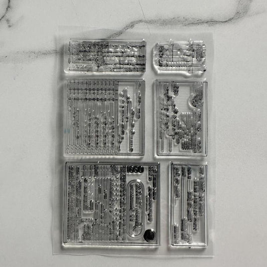 Diary Retro Stamp Silicone Transparent Stamp Hand Book Decorative Rubber Stamp
