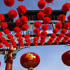 Spring Festive Red Lantern Hanging Ornament