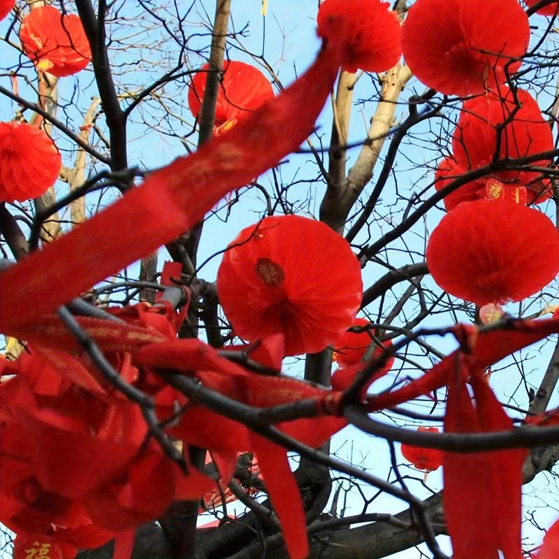 Spring Festive Red Lantern Hanging Ornament