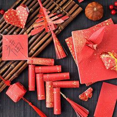 200pcs Origami Spring Lanterns DIY Materials