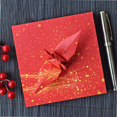 200pcs Origami Spring Lanterns DIY Materials