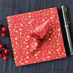 200pcs Origami Spring Lanterns DIY Materials