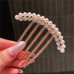 Pearl Rhinestone Hair Clip Hair Comb Hair Accessory