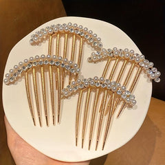 Pearl Rhinestone Hair Clip Hair Comb Hair Accessory