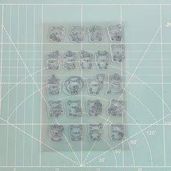 Bear Silicone Clear Stamp for Scrapbooking and Card Making