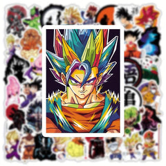 50pcs Anime Cartoon Series Graffiti Stickers Waterproof DIY Creative Toy